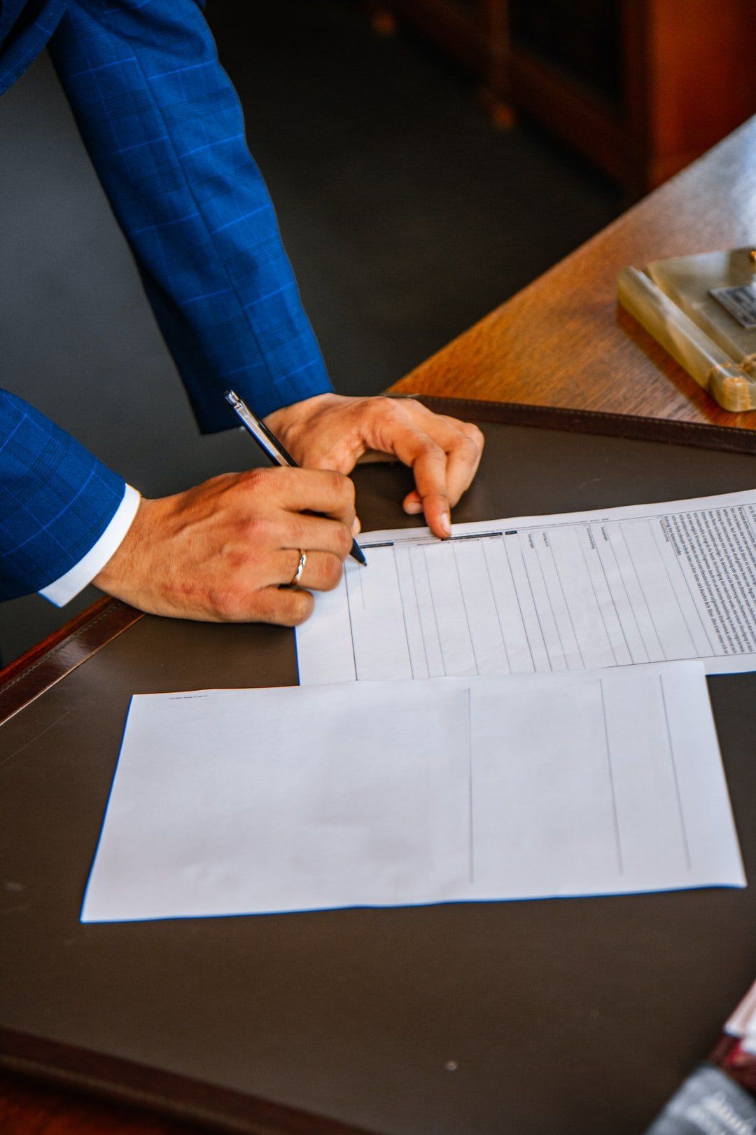 Business contract pages representing contract review